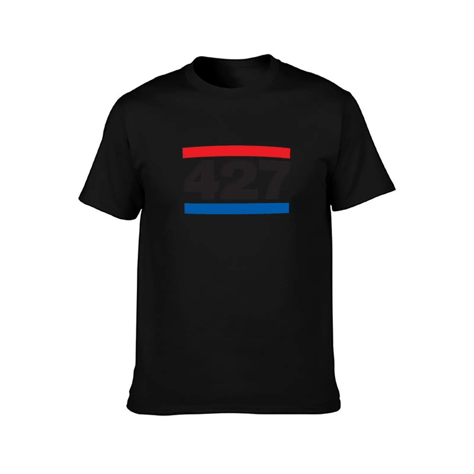 Vintage 427 Cobra emblem T-Shirt Abstract Pattern Print Top T-Shirt