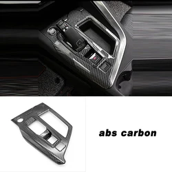 LHD Central Control Gear Box Shift Water Cup Holder Panel Cover Trim For Peugeot 3008 GT 5008 2017 2018 2019 2020 Accessories