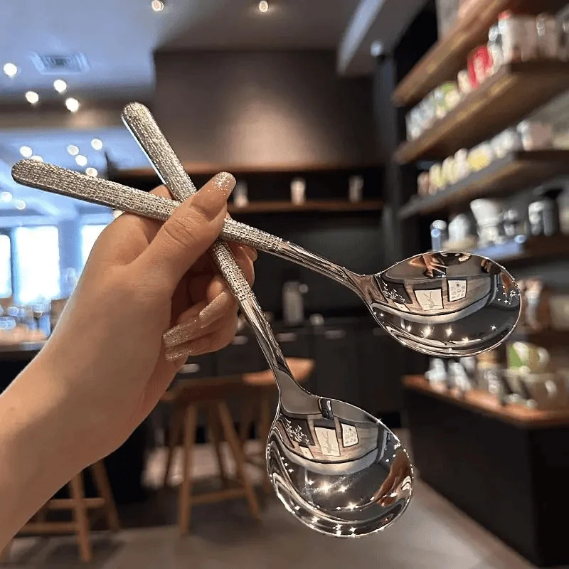 @*Stainless Steel Salt Sugar Scoop Espresso Spoon Tea Dessert Condiment Spoon Dining Cutlery For Home Restaurant