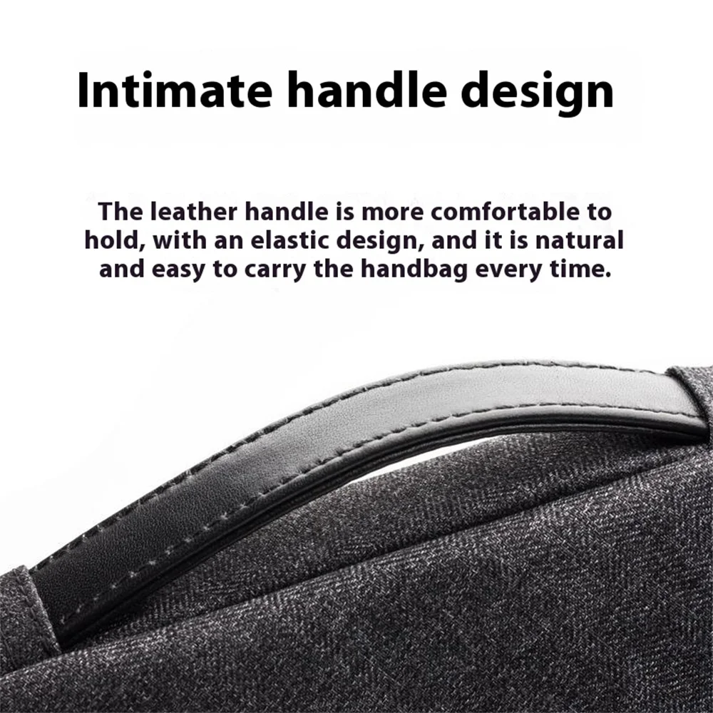 Obrázek 4: QIALINO pro 15 palec notebook rukáv brašna vodotěsný nárazuvzdorné nesoucí pouzdro s madlo řemen