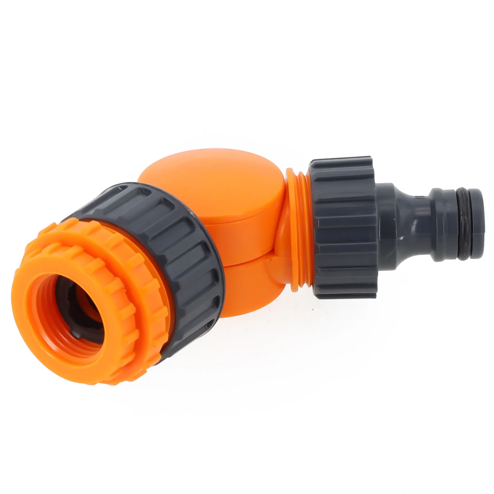 

Brand New High Quality Practical Connector Gray + Orange Hose Hose Connector L Quick Protector Accessory Angled