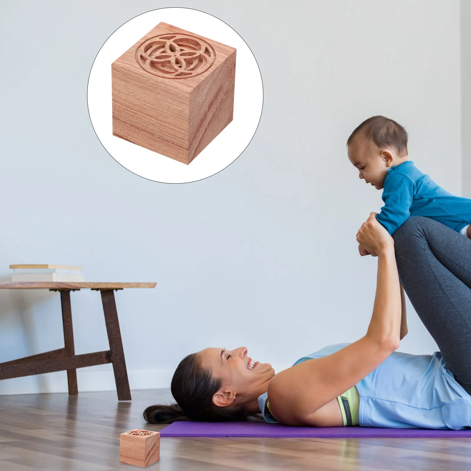 

1Pcs Aromatherapy Wood Diffuser Car Perfume Diffuser Essential Oil Diffusing Wood for Yoga Room Meditation Hotel Interior