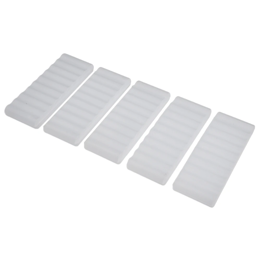 5 Battery Storage Plastic Cases for AA and for aaa Batteries Hard PP Material Securely Holds For 10 Batteries Each Case