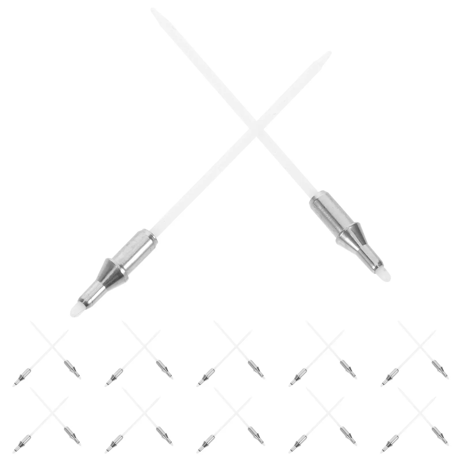 100 قطعة أجزاء إصلاح علامة فنية مناقير معدنية للرسم مشاريع ذاتية الصنع نصائح دقيقة للعمل بالتفصيل