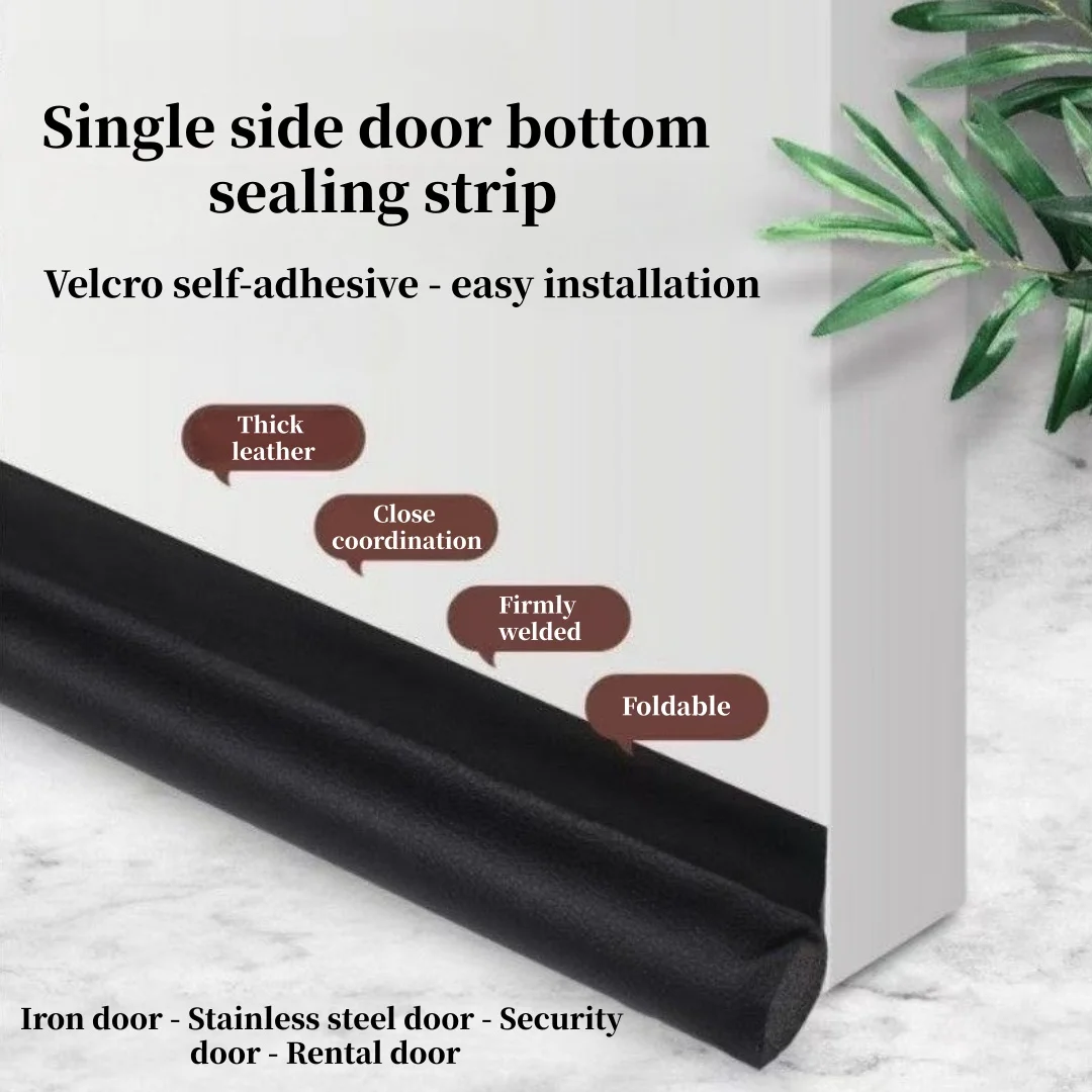 Door sealing gap filling material, weatherstripping, windproof vent, used for blocking light, air, dust，and brown under the door