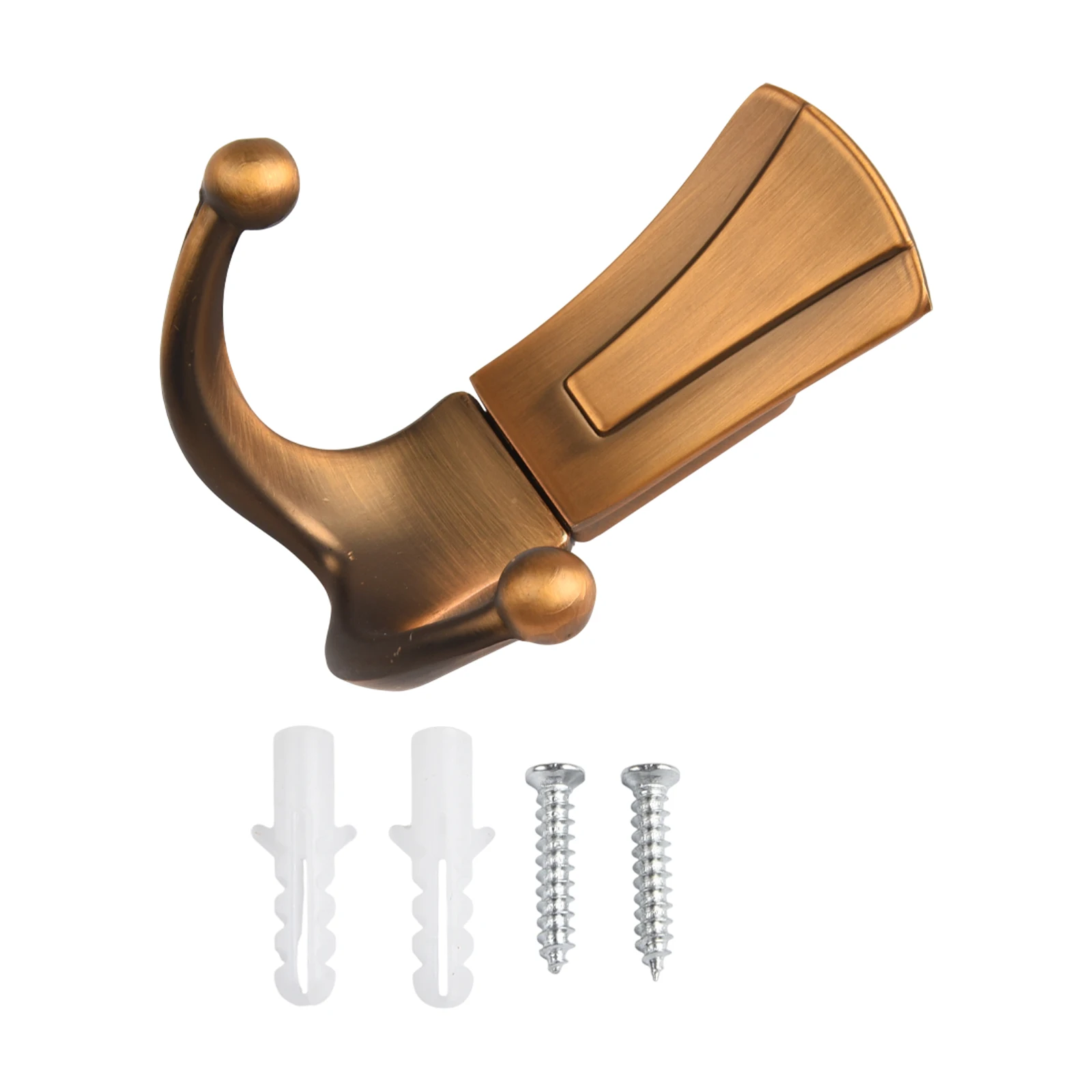 Bathroom Accessory Bathroom Double Hook Wall Mounted Hook Zinc Alloy Bathroom Hook Bathroom Hook Strong Weight Capacity