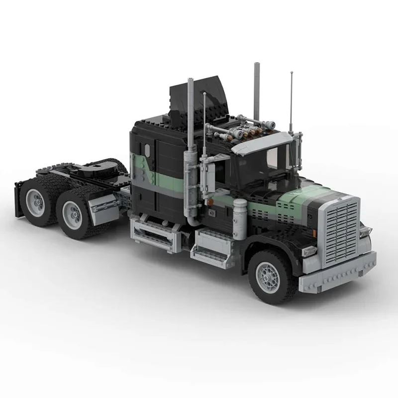 MOC Technical Car Freightliners FLC Truck Set Città Contenitore per il trasporto Trattore Rimorchio Veicoli Blocchi di costruzione Giocattoli di Natale per bambini