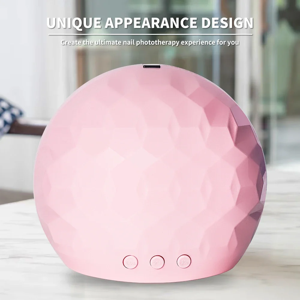 المهنية مسمار مجفف الأشعة فوق البنفسجية LED مسمار الفن مصباح مع الموقت خفيفة الوزن مسمار الفن تجفيف مصباح علاج سريع جميع أداة طلاء الأظافر هلام #2