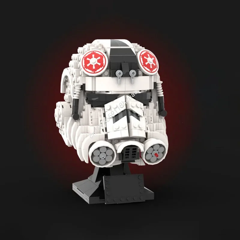 

768PCS Star Battle AT-AT Driver Helmet Modular Model Moc Building Blocks Stacking Bricks Creative Kid Toy Gift Diy Educational
