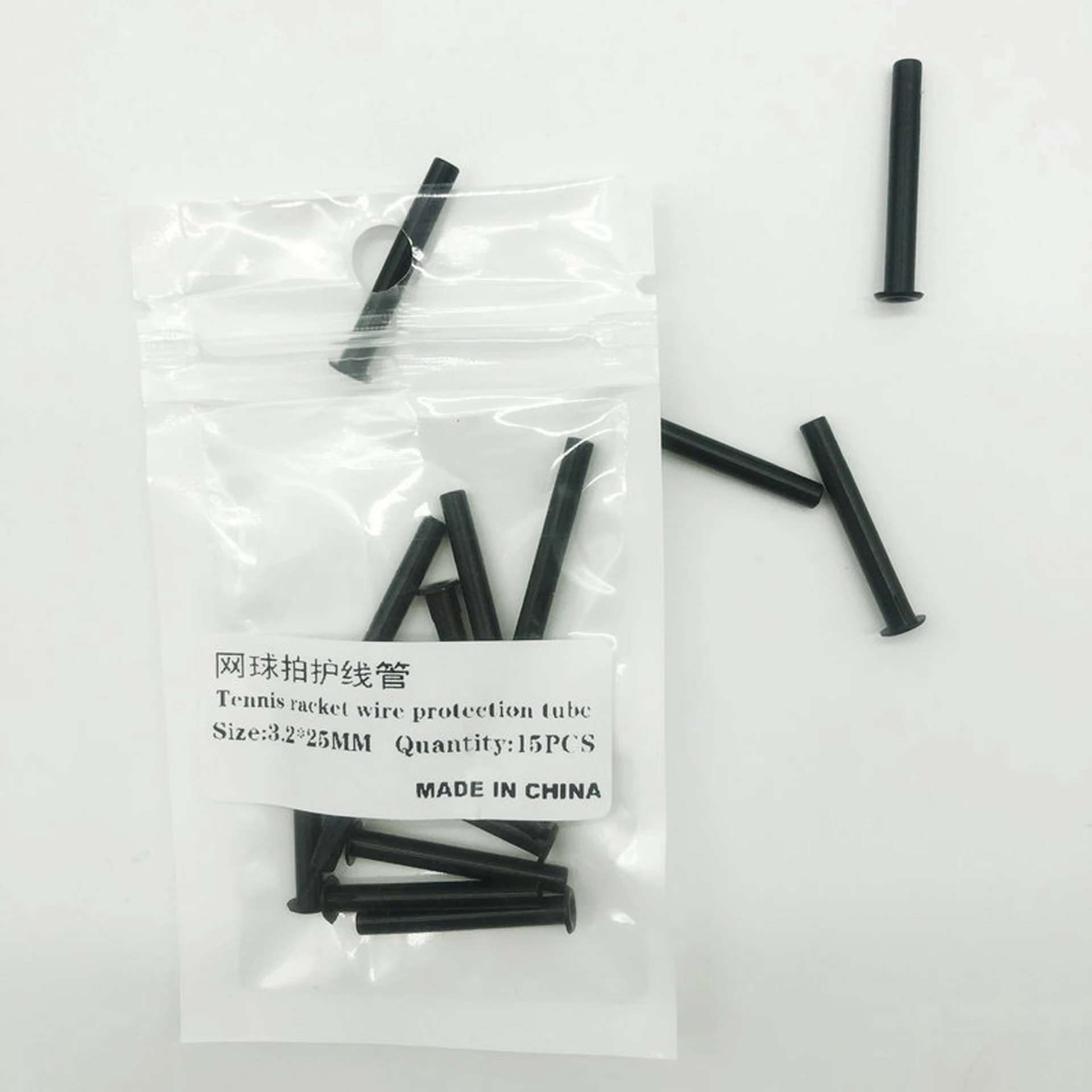 15 قطعة عالية الجودة دائم 4.0*35/4.0*15/3.6*35/3.6*15/3.2*15/3.2*25 مضرب تنس سلك حامي أنبوب #3