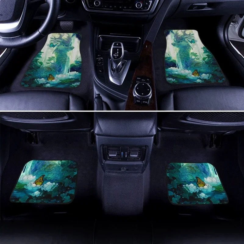 Fairy Dragon Car Floor Mats Custom Car Accessories 4PCs Pack