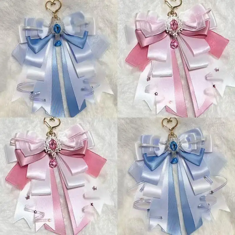 

Ribbon Bow Ins Wind Support Stick Pain Bag Pendant Decorative Tie Bag DIY Material Hair Accessories Pin Finished Product