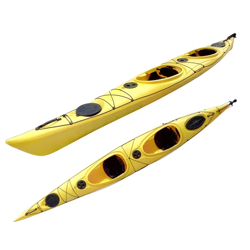 

500cm 3 Layer Sandwich Kayak 2 Person Fishing Canoe Kayak With Accessories