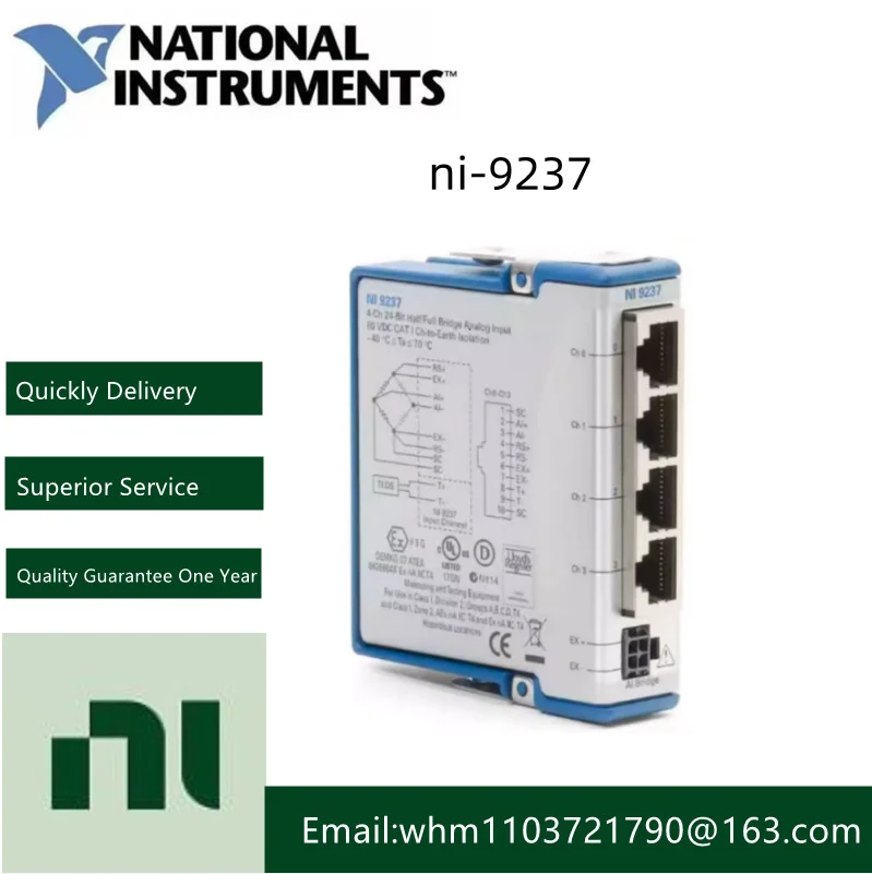 NI 9237 New original and genuine C series strain/bridge input module RJ50 interface of NI in the United States