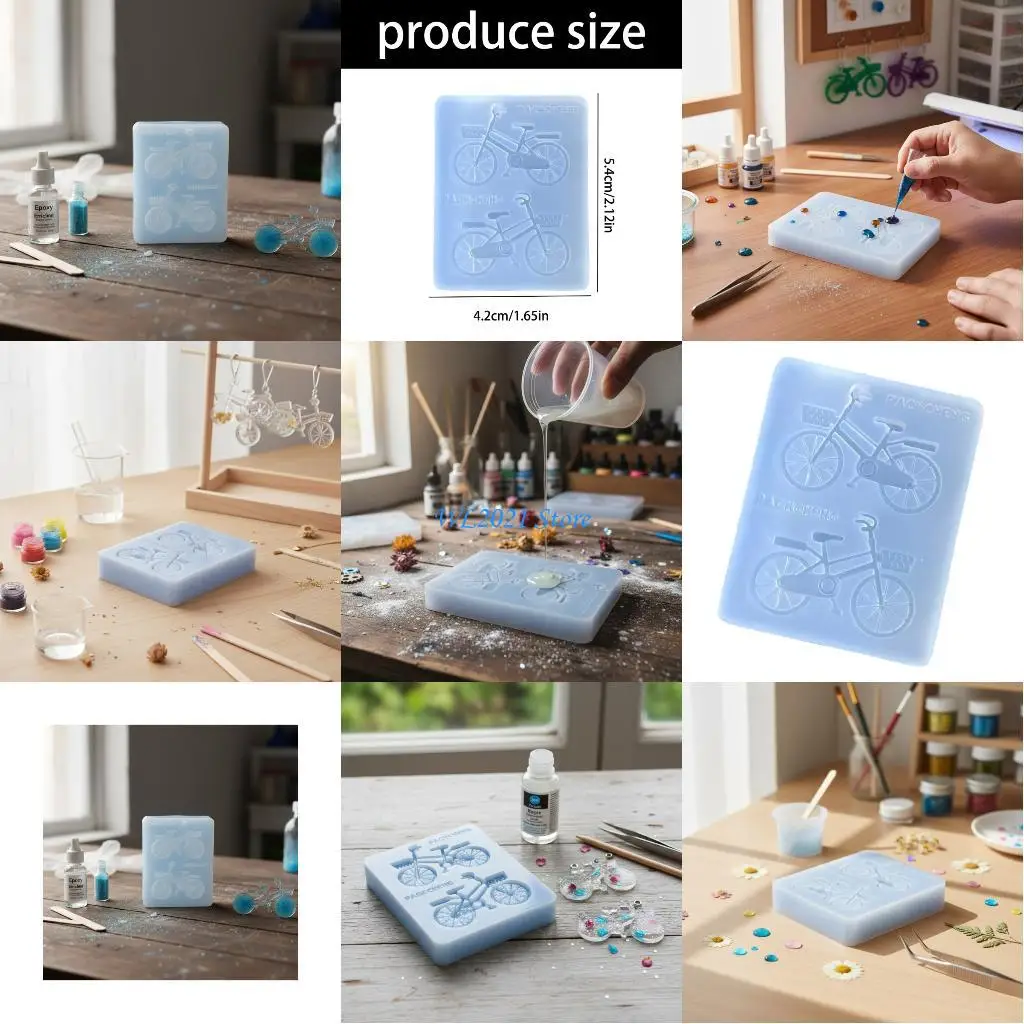 قالب G5GC من السيليكون الآمن غذائيًا لركوب الدراجات ومقاوم للحرارة وقابل لإعادة الاستخدام للمجوهرات المنزلية #1