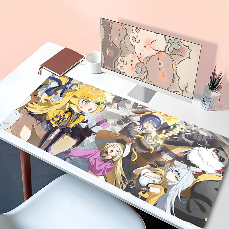 

Mousepad Laptop Office Cabinet Keyboard Pad PC Desk Mat Large Mouse Pad Non-slip Rubber Zenless Zone Zero Ju Fufu Extended Pad