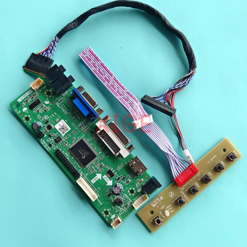 

Плата контроллера драйвера для M101NWN8 R0/R3 HSD101PHW1-A00 VGA DVI 40Pin LVDS 10,1 "1366x768 Панель ноутбука HDMI-совместимый комплект DIY