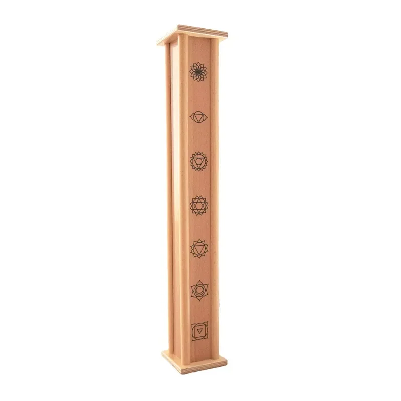 Natural Wooden Rain Stick Sound Therapy Instrument Chakra Healing Meditation Music Rod for Yoga Relaxation Stress Relief Tool