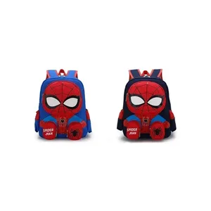 Waterproof lightweight school backpack for boys and girls, 3D Cartoon Spider Comic Backpacks, Elementary Kids Schoolbag 8 Main Sales School Base - №8