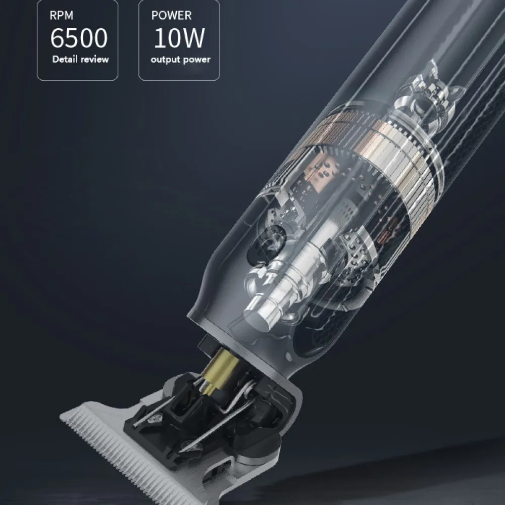 Kemei 1757 clippers men barba trimmer zero gapped t-lâmina máquina de corte de cabelo sem fio profissional barbeiro afiadores cortador