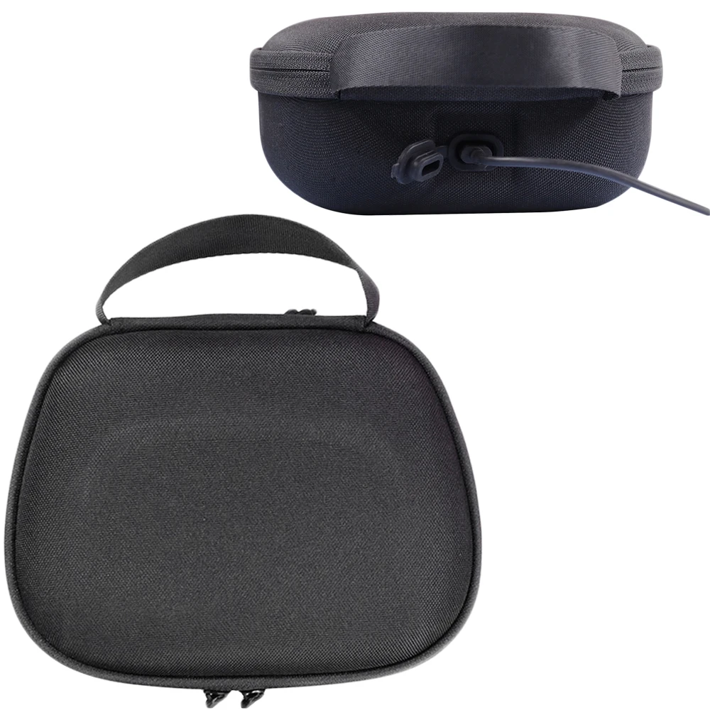 

All-Black Hard EVA Travel Storage Case for Steam Controller 2 Fits Cable and puck Shockproof Dustproof Protective Bag