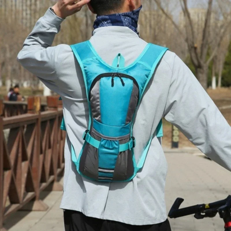 New Men's Cycling Backpack Expandable Lightweight Outdoor Sports Bag for Marathon Hiking Camping Travel & Leisure Trips