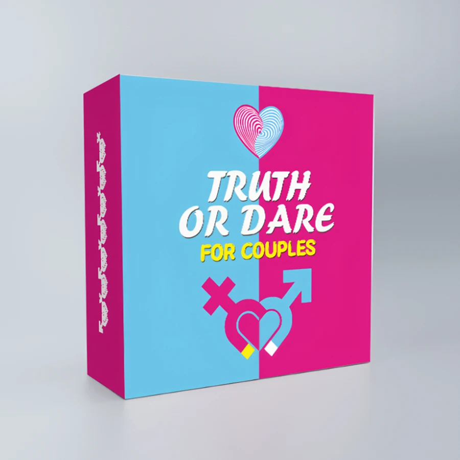 Jeu de cartes Truth or Dare, jeu de société pour soirées, soirée romantique en couple, cadeau idéal pour Noël, la Saint-Valentin et les anniversaires.