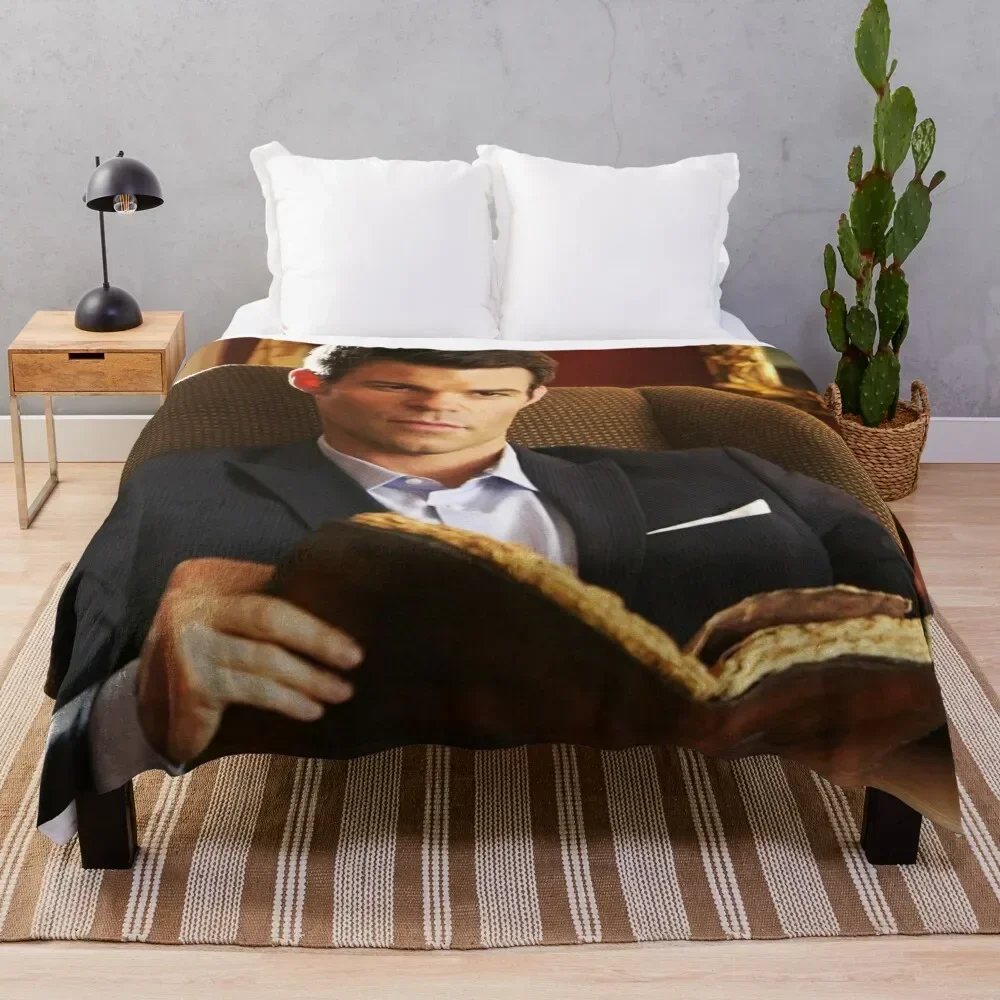 

elijah mikaelson Throw Blanket Decorative Beds Soft Beds Blankets Travel Summer Blankets