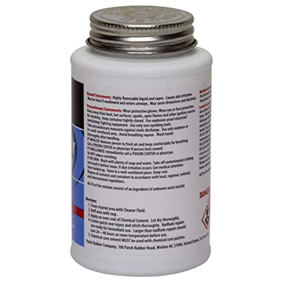 16451 Fast-Dry Self-Vulcanizing Cement, for Dual or Heat Cure Patches, Patch Plugs, Plug Stems, Bow Tie Inserts, Repair Inserts