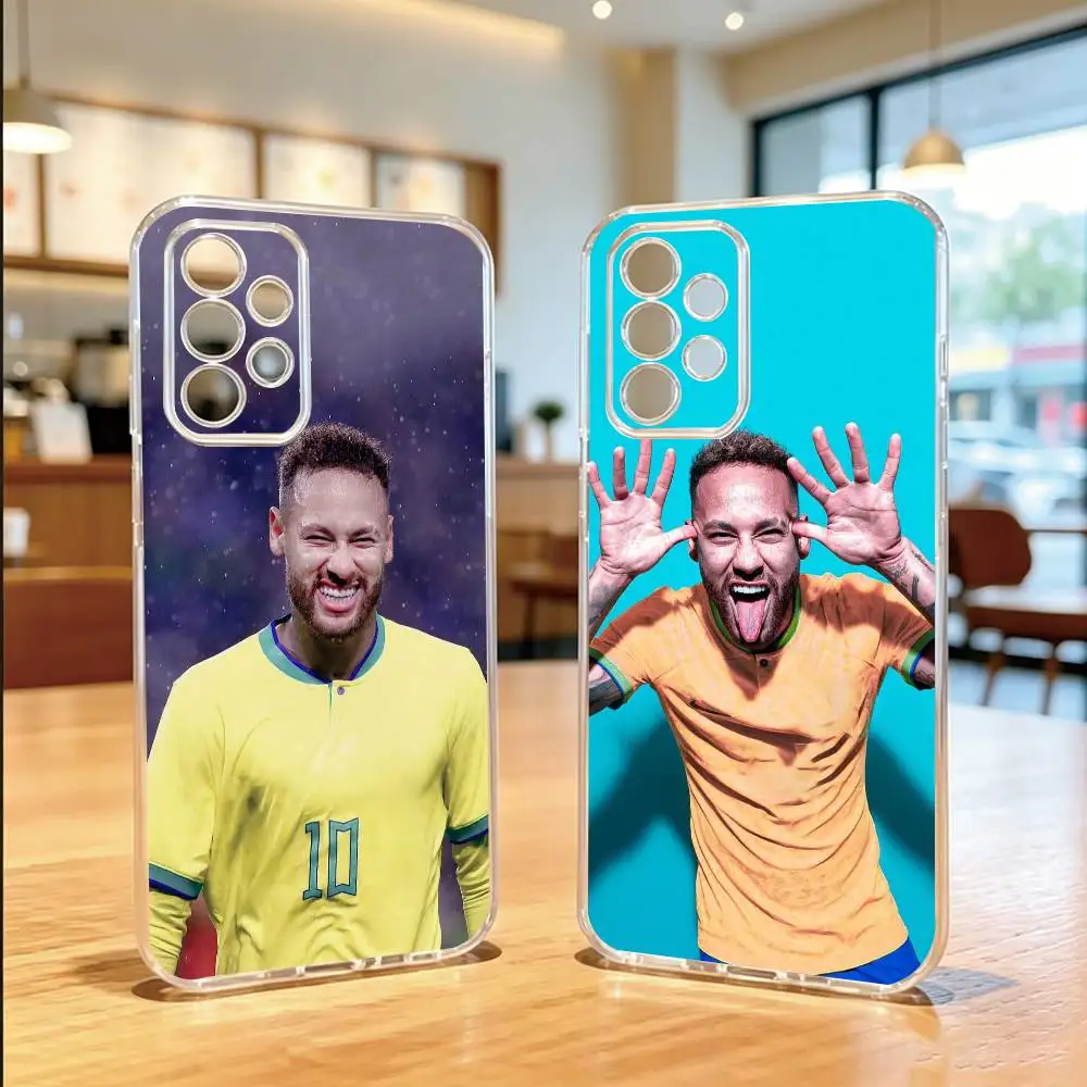 Football Star 10 N-Neymar  Phone Case For Samsung S25,S24,S21,S22,S23,S30,Ultra,S20,Plus,Fe Transparent Cover