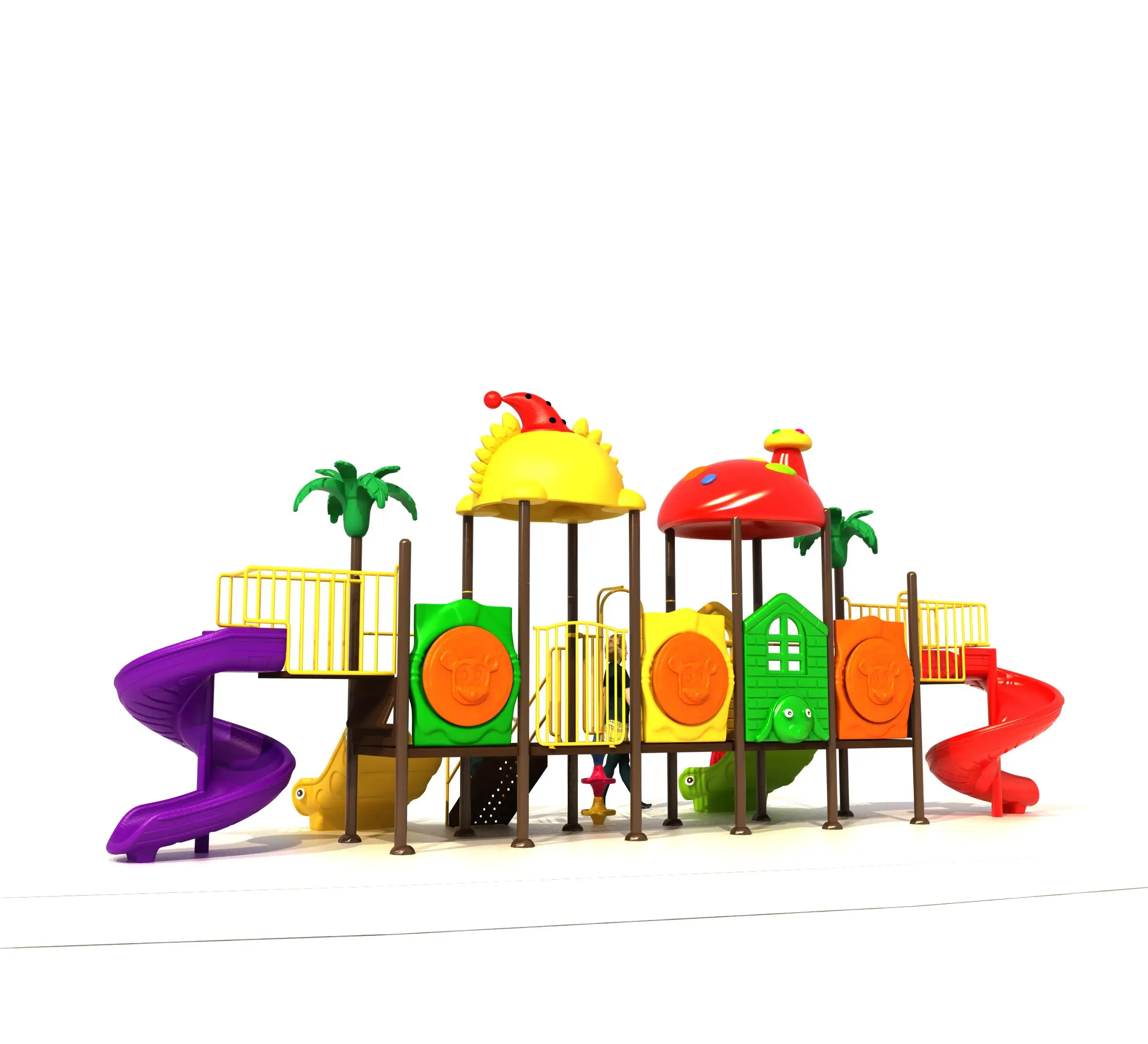 2027 Customized Multi-functional Waterproof Kids Big Outdoor Playground Slides