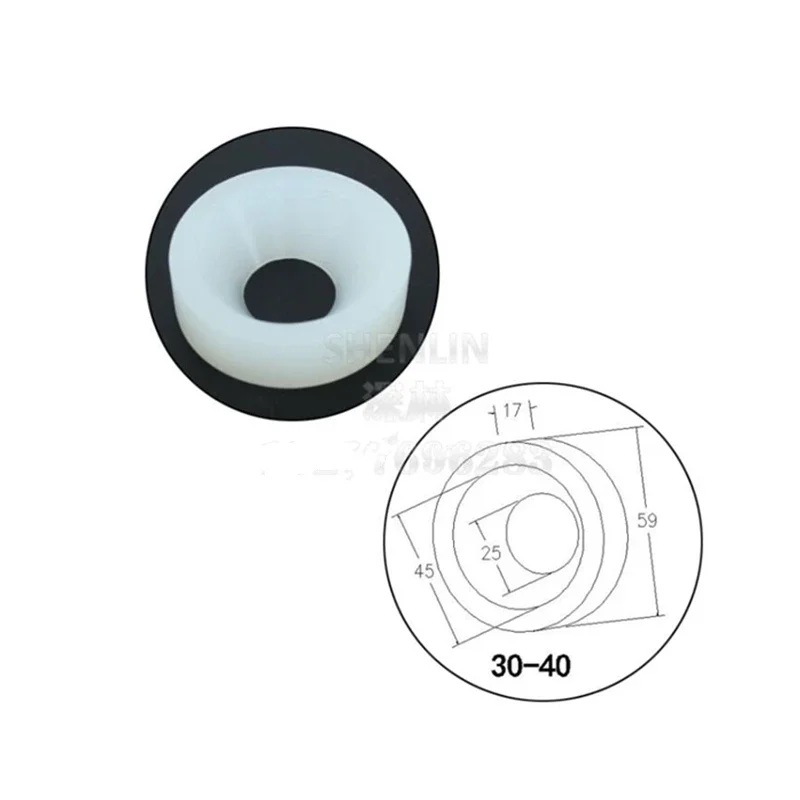 10pcs 40-50mm Silicone Mat Screw Capping Machine Accessories The Silicone Pad Size Wear-resisting Cushion