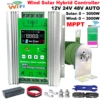 Lifepo4e 용 12V 24V 48V 5000W 4KW 하이브리드 풍력 태양 광 충전 컨트롤러 MPPT 배터리 이퀄라이저 120A, 리튬 납 산성 배터리 용 1
