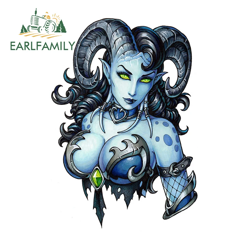 EARLFAMILY 13cm x 8.9cm World of Warcraft Car Stickers Waterproof Scratch-Proof Decal Bumper Windows Motorcycle Car Accessories