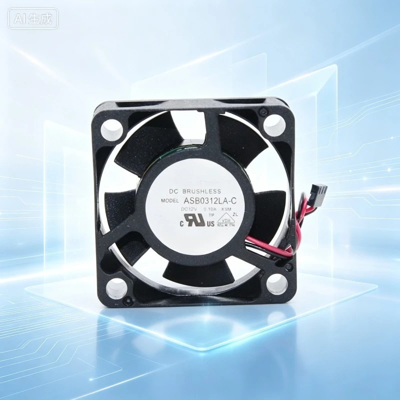 2PCS ASB0312LA-C Fan For DELTA 30*30*10mm 12V 3CM Micro Ultra Silent Cooling Fan