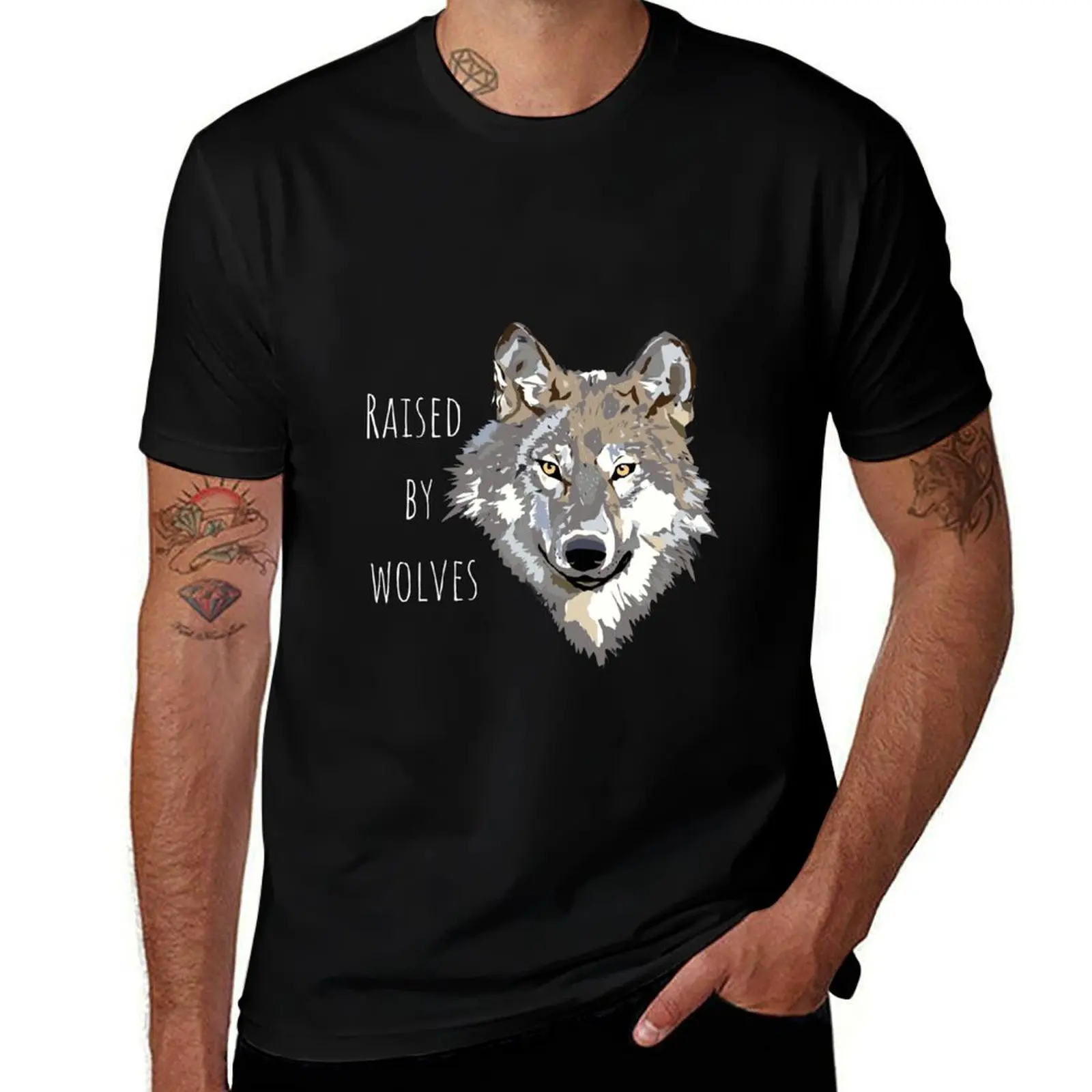 

Raised by wolves T-Shirt topping cute tops vintage clothes funny t shirts men