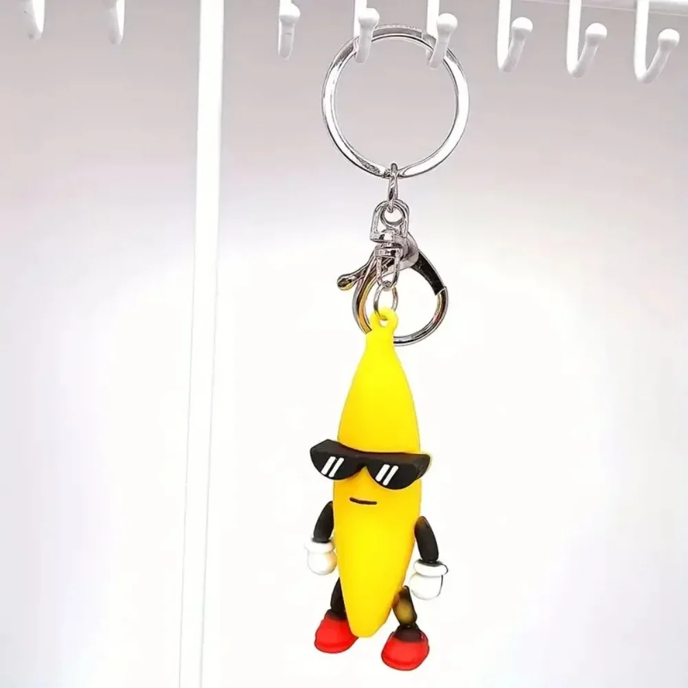 Action Figure Banana Key Chain Action Figure PVC High Quality Car Accessories Cartoon Key Chai