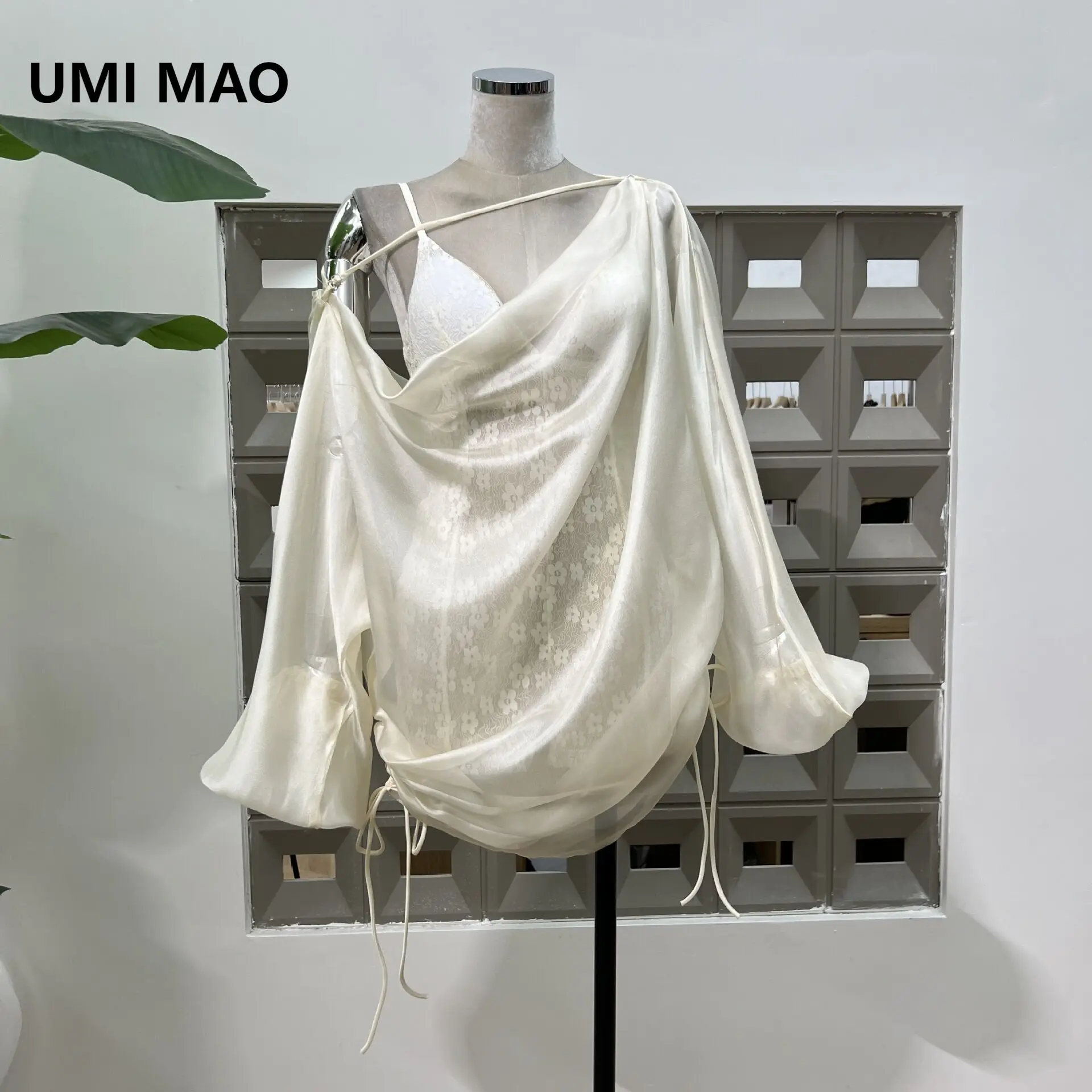 

UMI MAO Облегающий комбинезон с v-образным вырезом и бретельками + свободный комплект верхней одежды на шнурке с солнцезащитным кремом и умным дизайном и рыбацким стилем