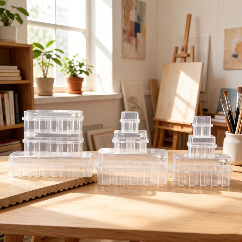 NEW 3ML Microtube Storage Box 4/10Pcs Stackable Plastic 2/4/6/24Slot Clear Vial Case Freezer Tube Box Refrigerator Lab Organizer