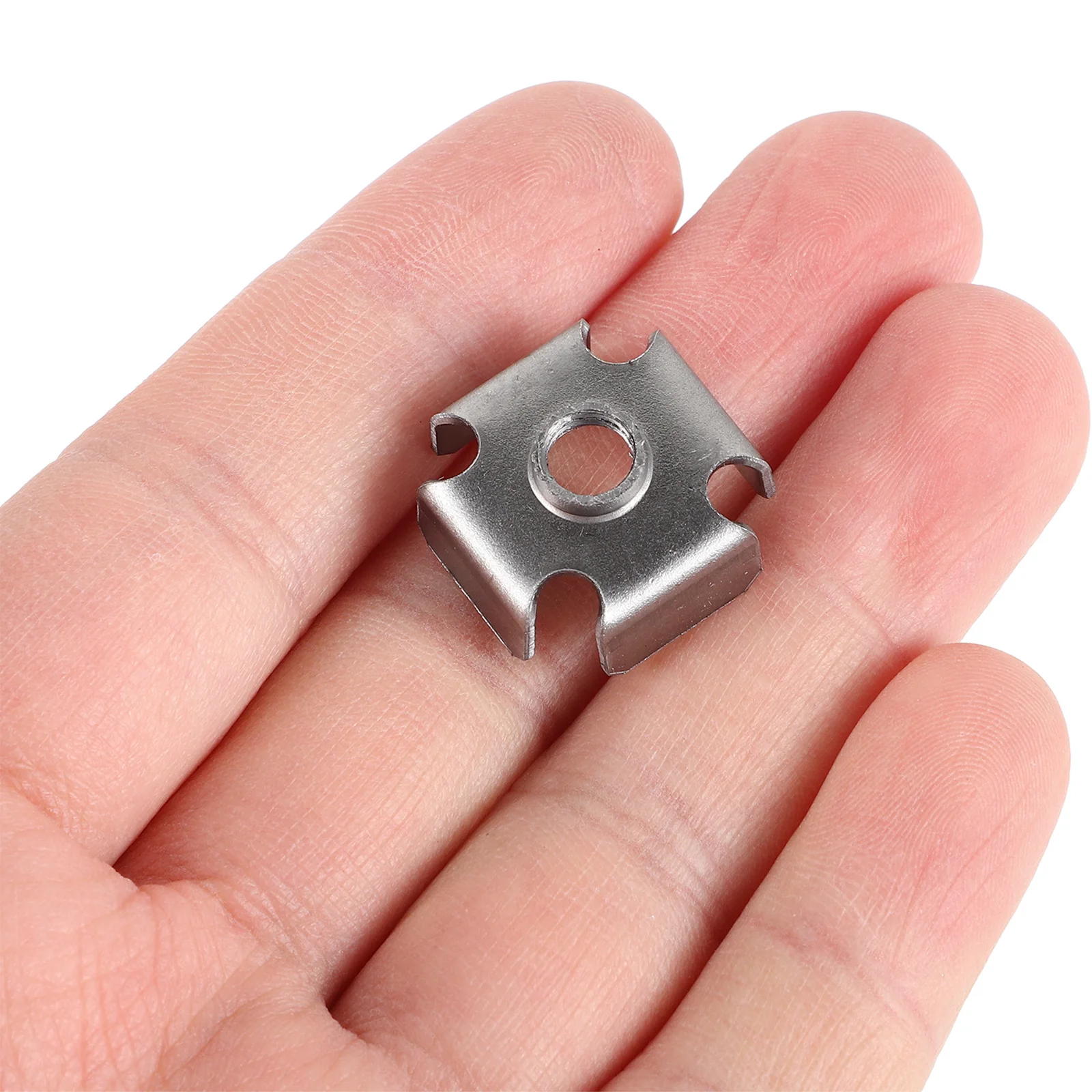 

50pcs Square Tube Inserts Metal Threaded Nut Inserts For Easy Installation Strong Replacement Fasteners Hardware Nuts