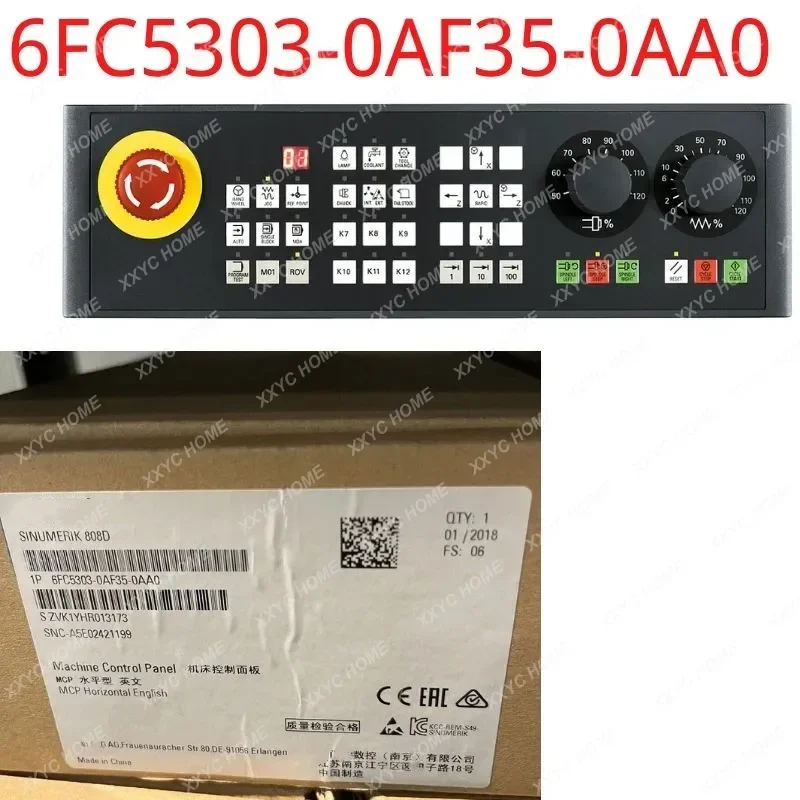 

6FC5303-0AF35-0AA0 Brand New SINUMERIK 808D Machine control panel English layout