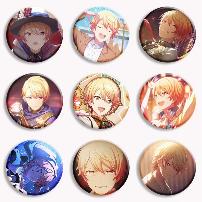 31Style Project SEKAI Wonderlands Showtime Button Pin Anime Cute Tsukasa Tenma Brooch Badge Bag Jewelry Friends Fans Gift 58mm