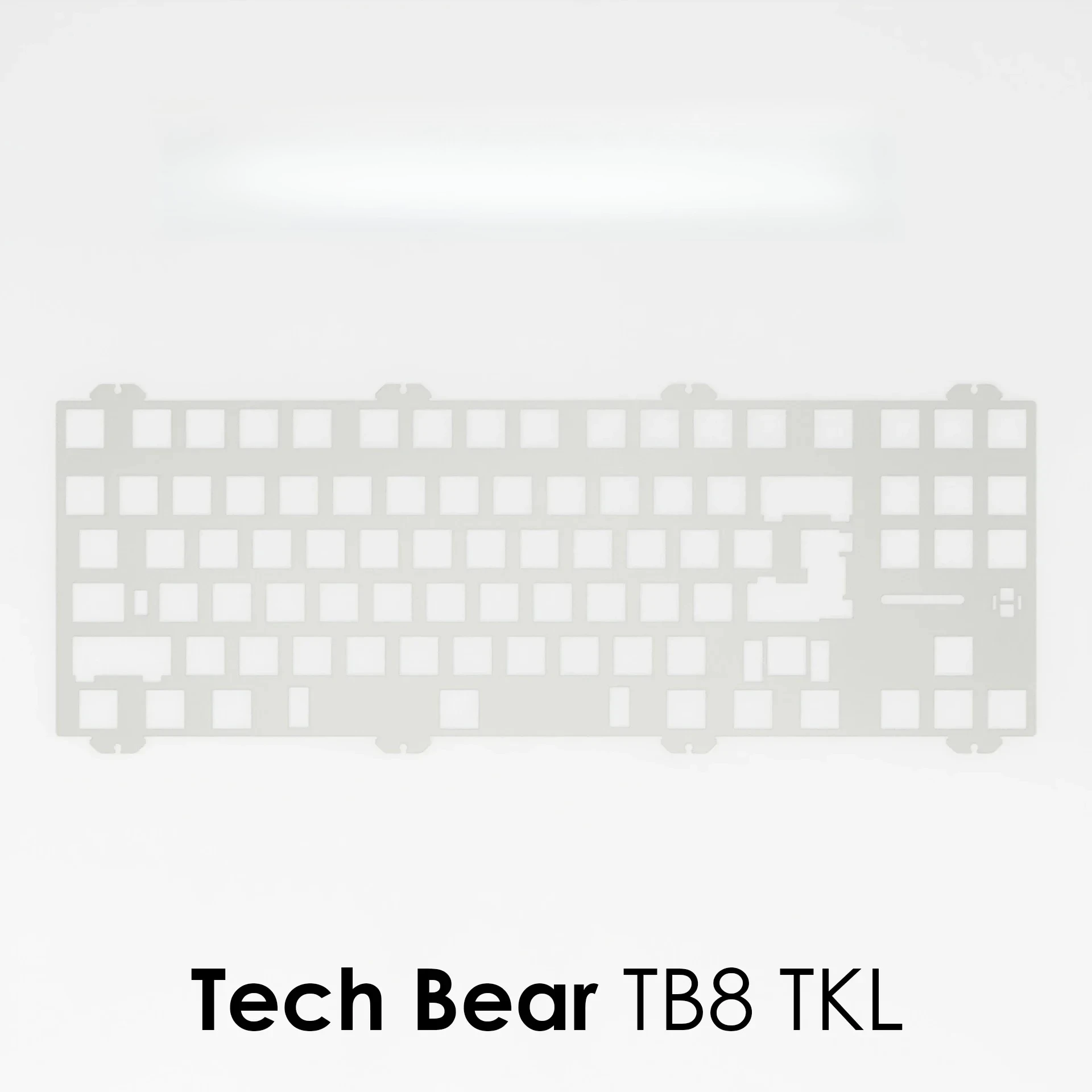 87 Keyboard PP Plate for pcb screw in stab and plate mount stabilizer
