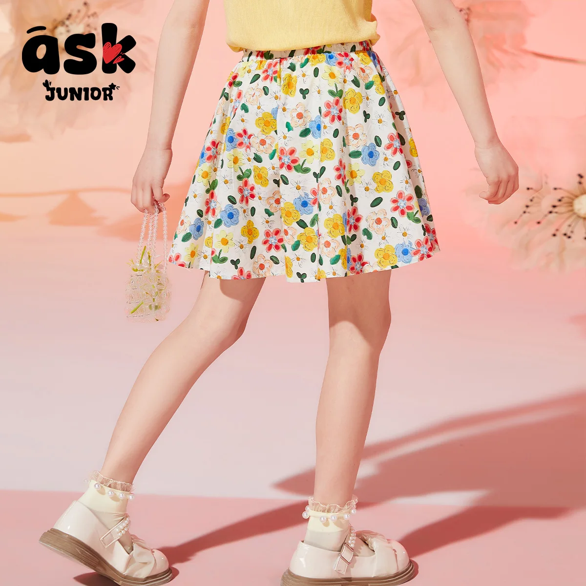 اسأل الفتيات الصغيرات الصيف شعور رائع متوسطة كبار السن الأطفال الأزهار طباعة كاملة السراويل الصغيرة الطازجة كولوتيس شاطئ الرياح #2