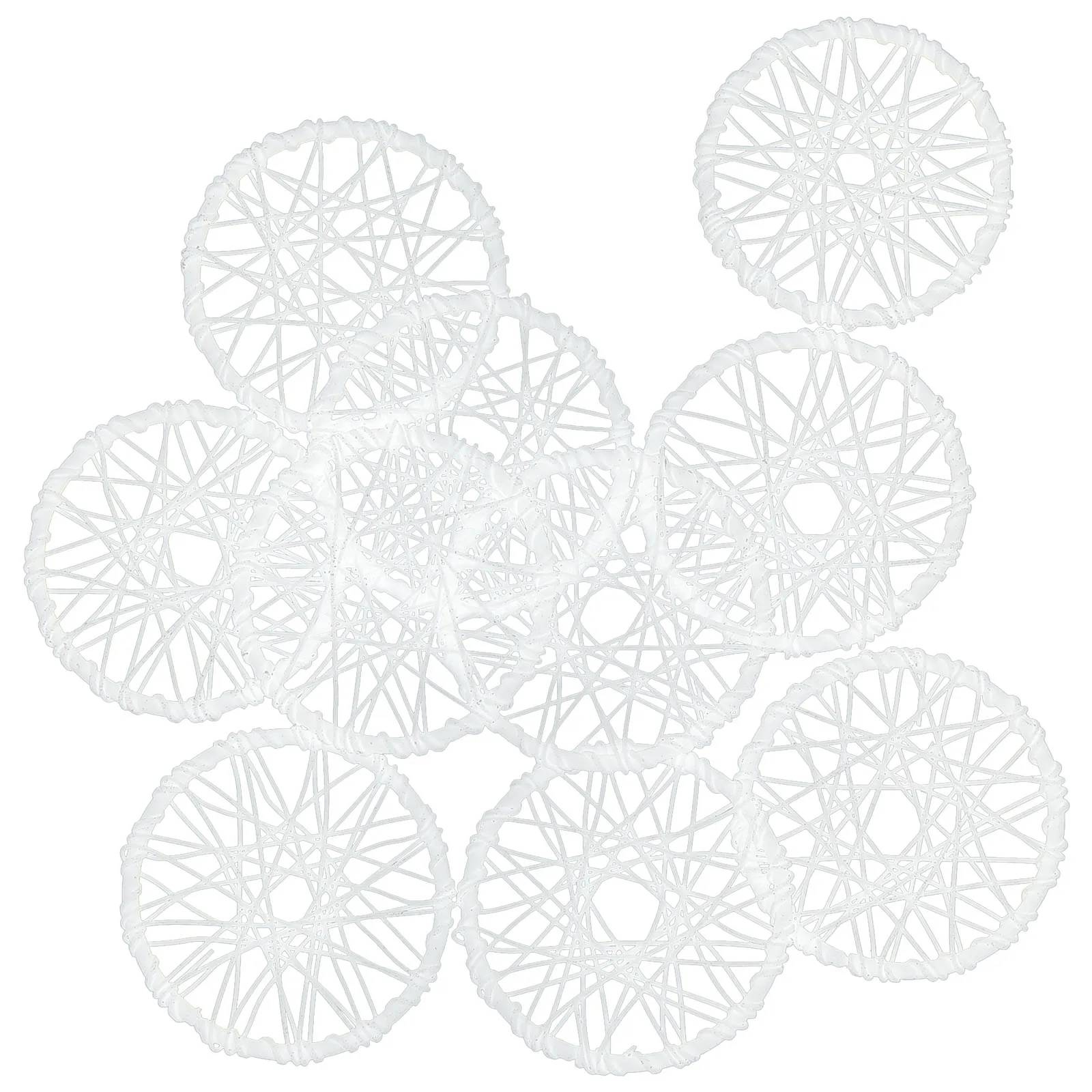 

10Pcs Iron Hoop Dream Catcher Rings Sturdy Macrame Craft Wreath Floral DIY Decoration Supplies Dream Catcher Hoops