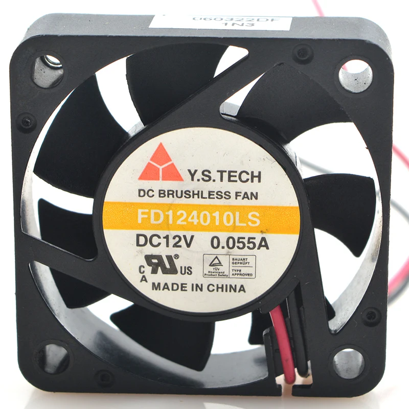 New original FD124010LS DC12V 0.055A 4CM 4010 chassis CPU mute ultra-thin cooling fan