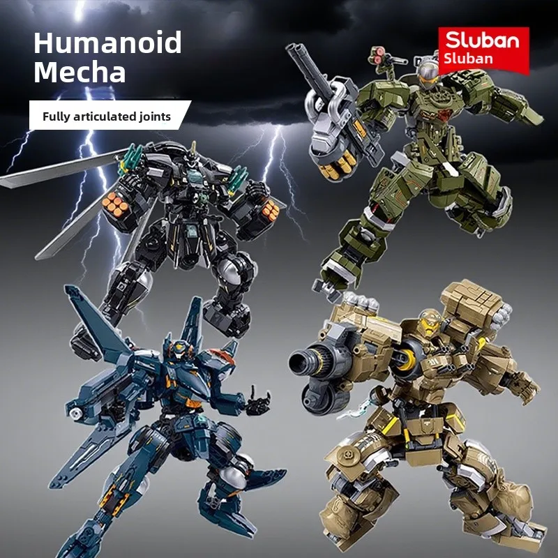 new-2025-domestic-mecha-building-blocks-j20-cannon-mobile-armor-assembly-educational-toys-boys-birthday-gifts