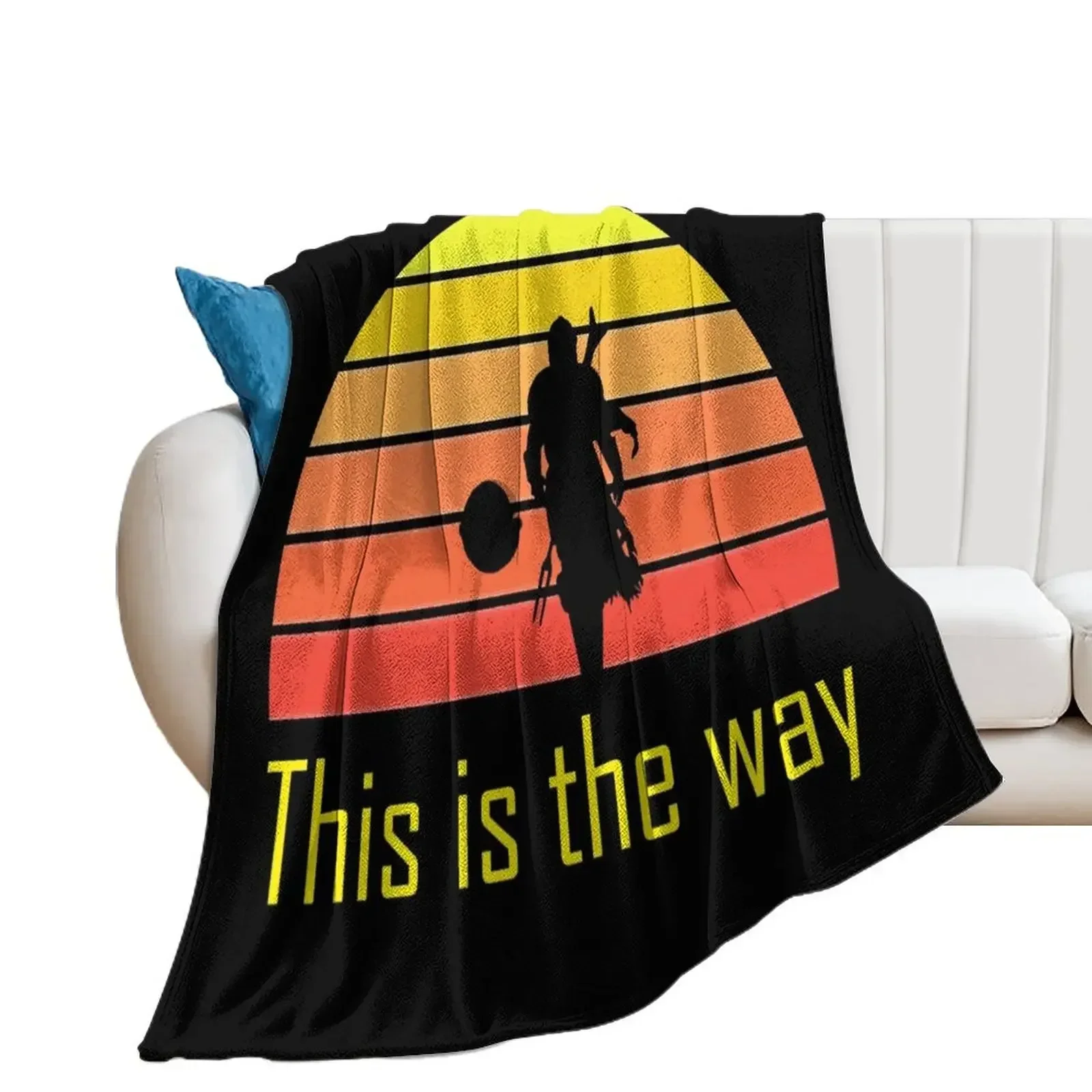 

Copy of Mando this is the way Throw Blanket Softest Multi-Purpose Tourist Blankets