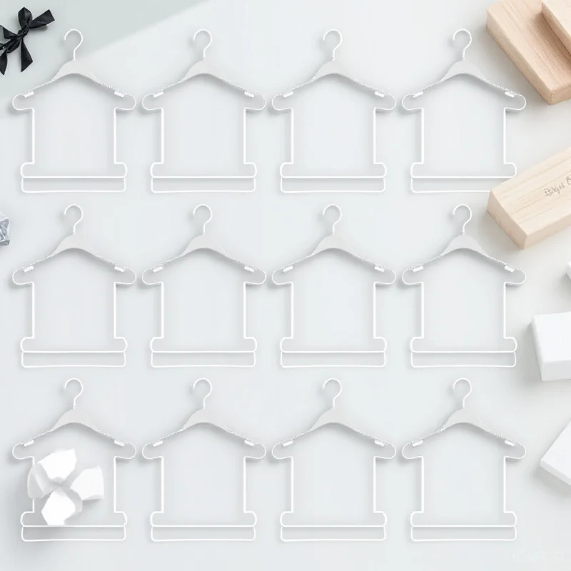 

12Pcs Clothes Hangers Plastic Hangers Smooth Finish No Burr for Swimsuits and Suits Display