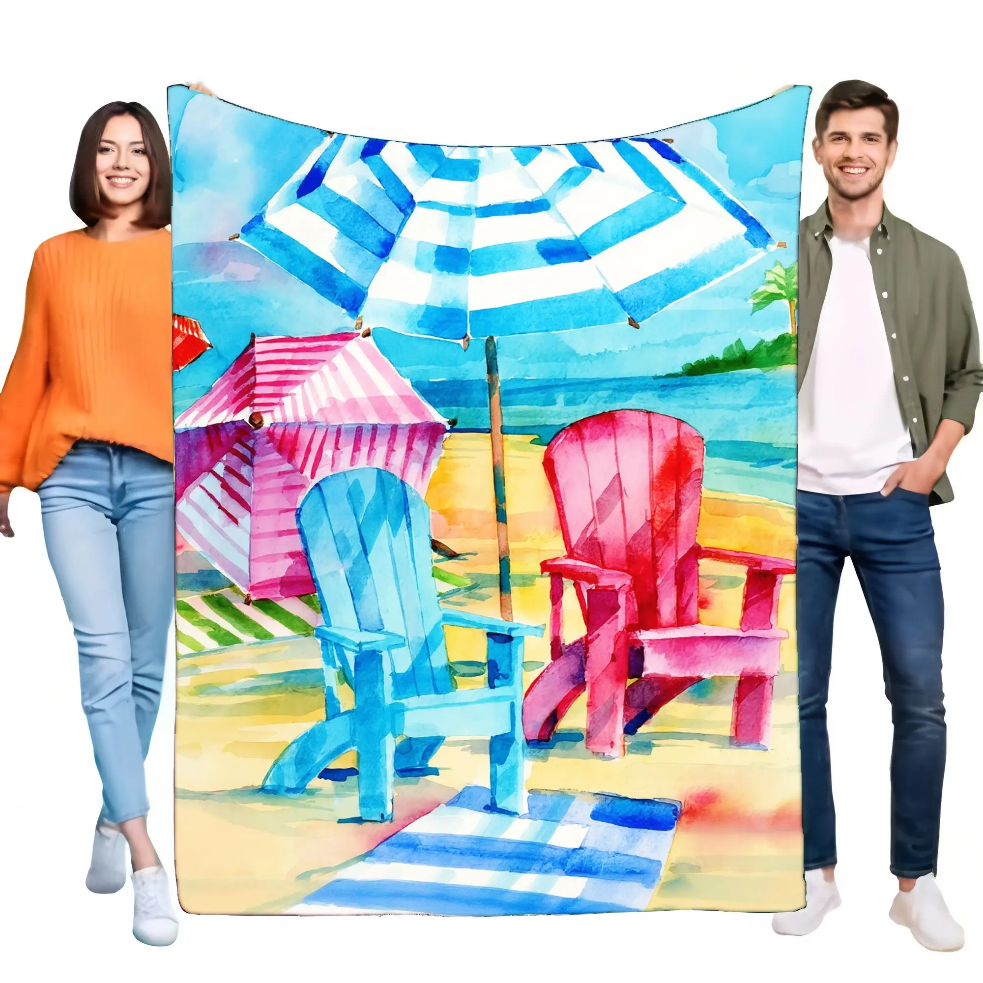 Watercolor Beach Sc… - image